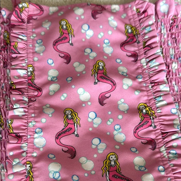 Rachel Riley Pink Ruffled Swimsuits with Fun Prints - Picture 3 of 5